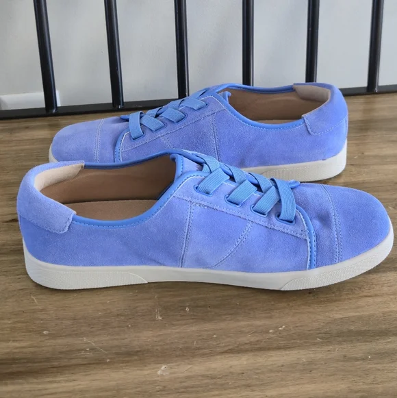 Vionic Women's Suede Water Resistant Cupsole Sneakers - Picture 4 of 8